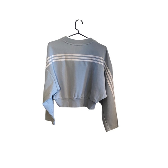 Adidas Sportswear FUTURE ICONS THREE STRIPES Sweatshirt powder blue athleisure - Picture 8 of 14